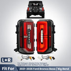 LED tail light view 1 for Ford Bronco Base Halogen Models (2021-2026)