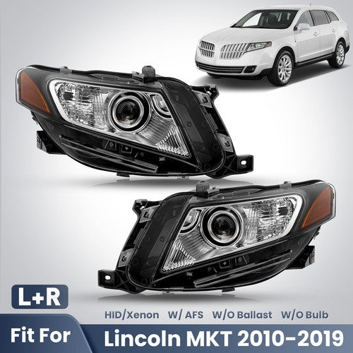 Fitment diagram for 2010-2019 Lincoln MKT headlights