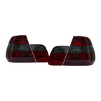 Euro Red Smoke Tail Lights Pair for BMW 3 Series E46 Sedan (2002-2005)