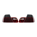 Euro Red Smoke LED Tail Lights Pair for BMW 3 Series E46 Coupe (2000-2003)