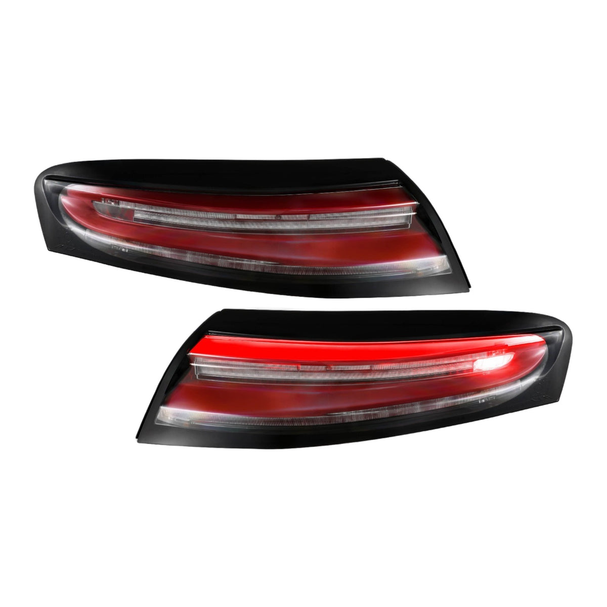 991.2 Style LED Tail Lights Pair with Sequential Signal for Porsche 911 996 Carrera and Targa (1999-2004)