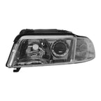 Euro Chrome Clear Corner Projector Headlights for Audi A4 B5 / S4 (1999-2002)
