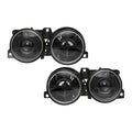 Euro Smiley Crosshair Projector Glass Headlights for BMW 3 Series E30 (1984-1991)