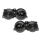 Euro Smiley Crosshair Projector Glass Headlights for BMW 3 Series E30 (1984-1991)