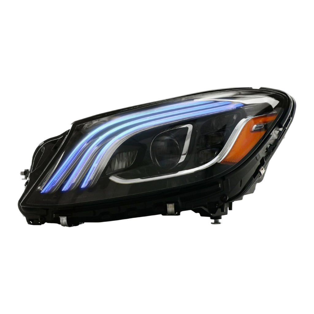 2018+ Facelift Style Full LED Headlights for Mercedes-Benz S-Class W222 (2014-2017)