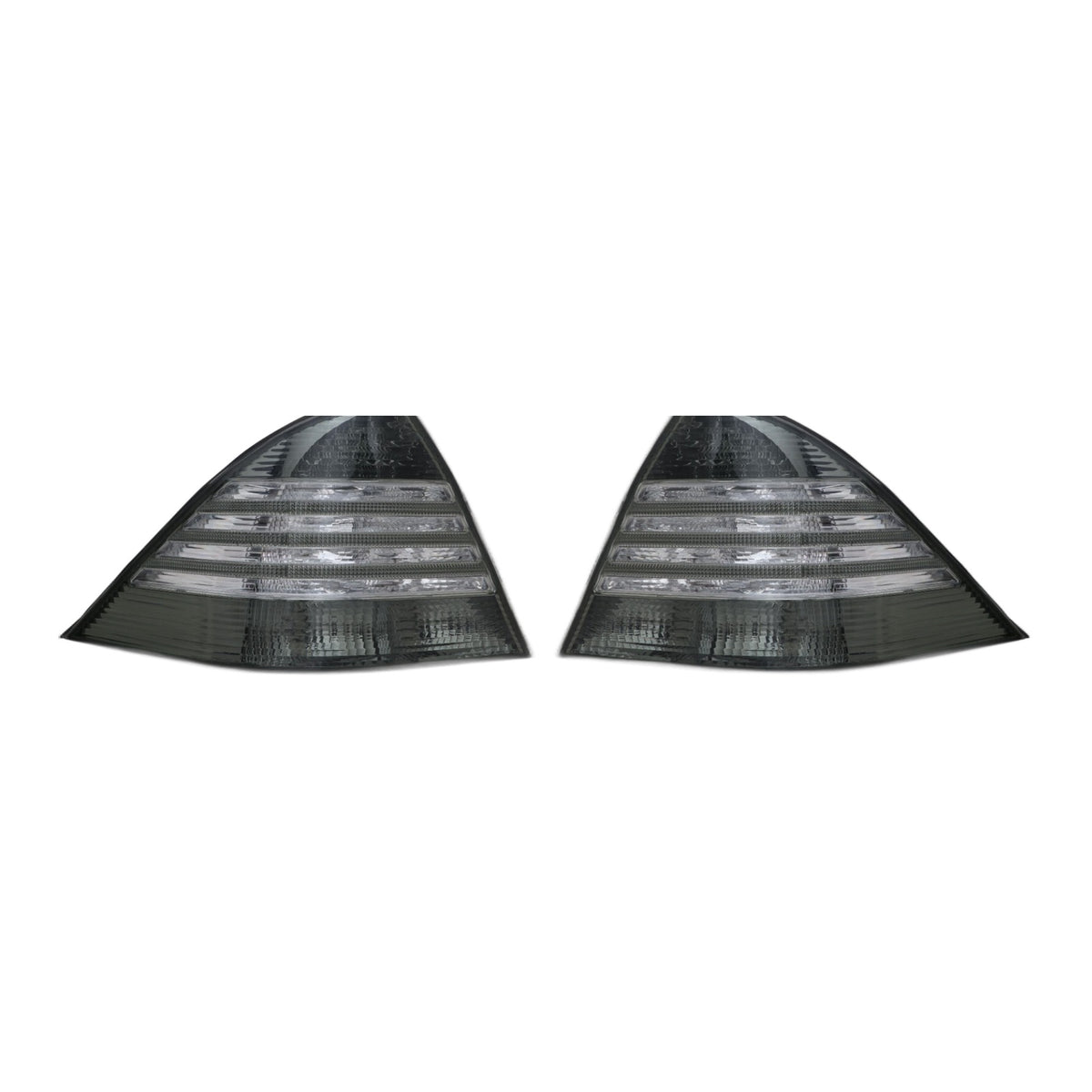 Facelift Style Smoke LED Tail Lights Pair for Mercedes-Benz S-Class W220 (2000-2006)