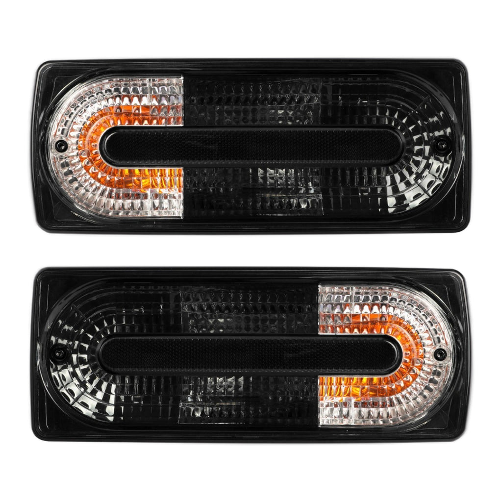 Facelift Style Smoke Clear Tail Lights Pair for Mercedes-Benz G-Class W463 (1990-2018)