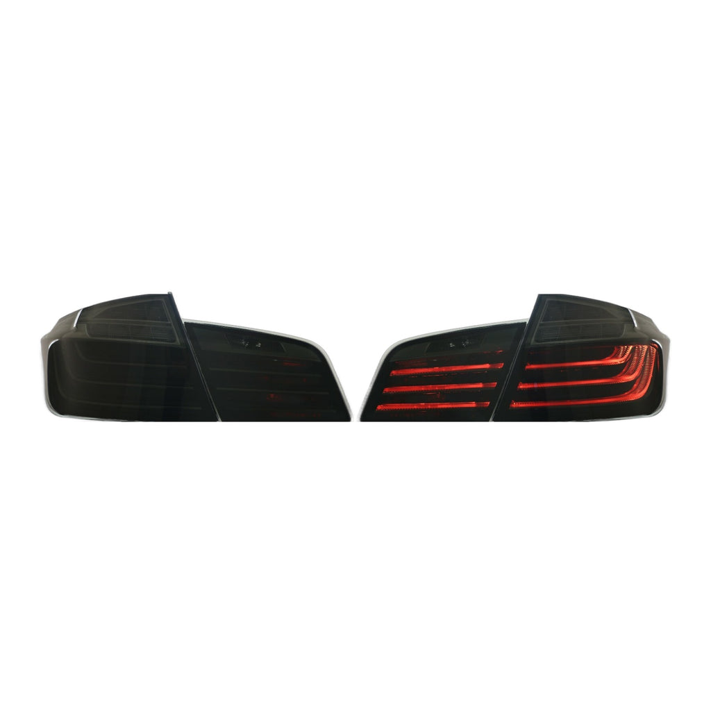 LED Smoke Blackline LCI-Style Tail Lights for BMW 5 Series F10 Sedan and M5 (2011-2016)