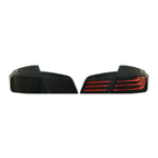 LED Smoke Blackline LCI-Style Tail Lights for BMW 5 Series F10 Sedan and M5 (2011-2016)