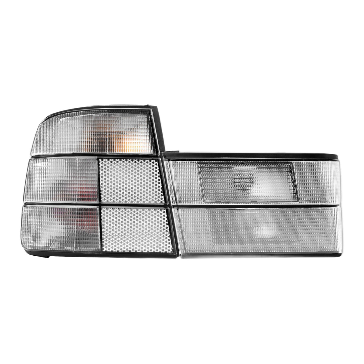 All Clear Tail Lights Set for BMW 5 Series E34 Sedan and M5 (1989-1994)