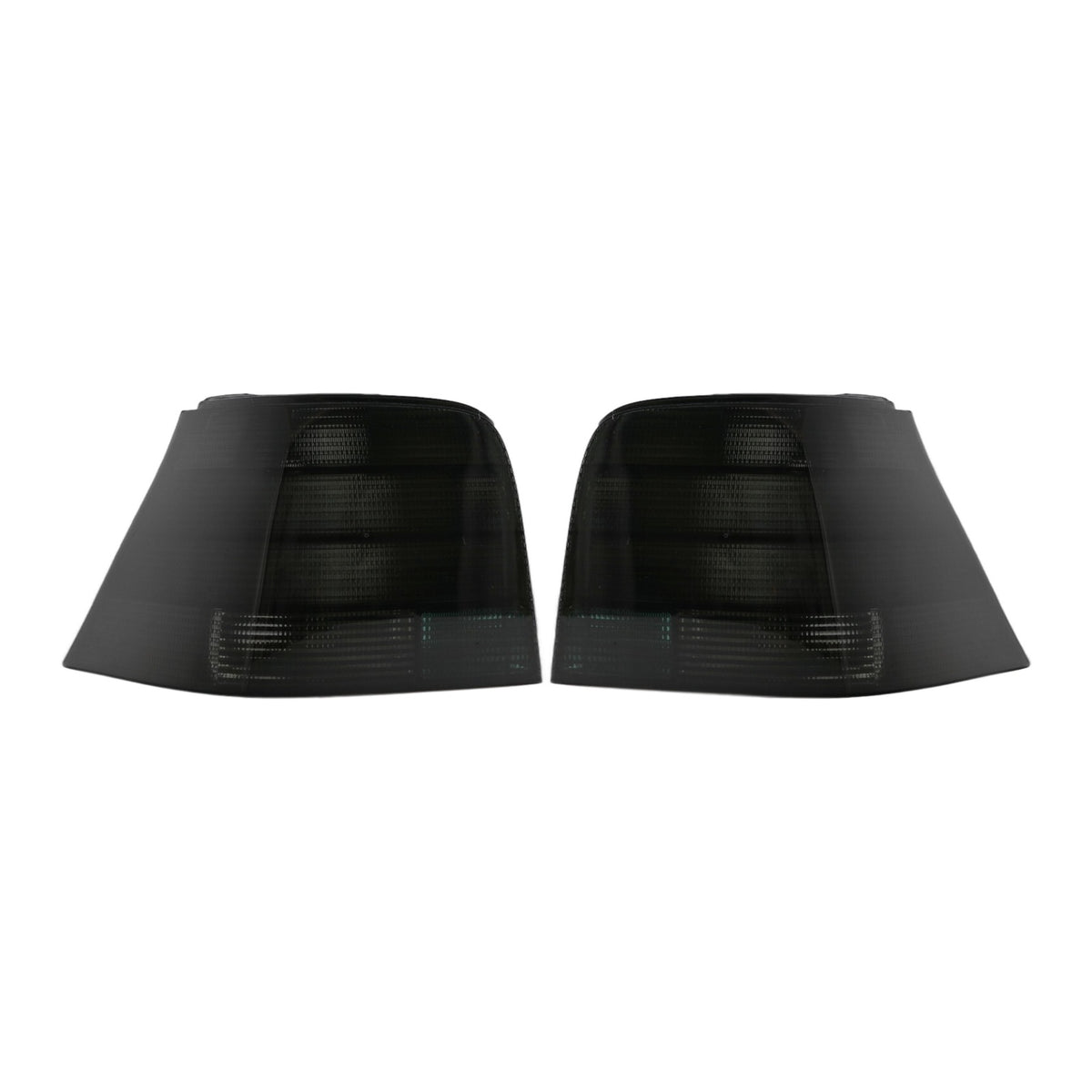 Euro Black Housing Smoke Tail Lights Pair for Volkswagen Golf and GTI MK4 (1999-2005)