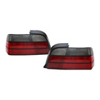 Euro Red/Smoke Tail Lights for BMW 3 Series E36 Coupe, Convertible and M3 (1992-1999)