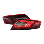 Facelift Style Red Smoke LED Tail Lights Pair for Porsche 911 996 Turbo and Carrera 4S Wide Body (2001-2004)