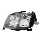 Black Angel Eye Halo Projector Headlights for Audi A6 C5 Xenon Models (1998-2001)