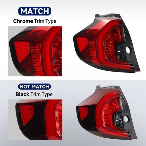 chrome LED outer tail light view 2 for GMC Terrain Denali (2022-2024)