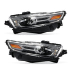 Chrome Halogen Projector Headlights Pair for Ford Taurus (2013-2014)