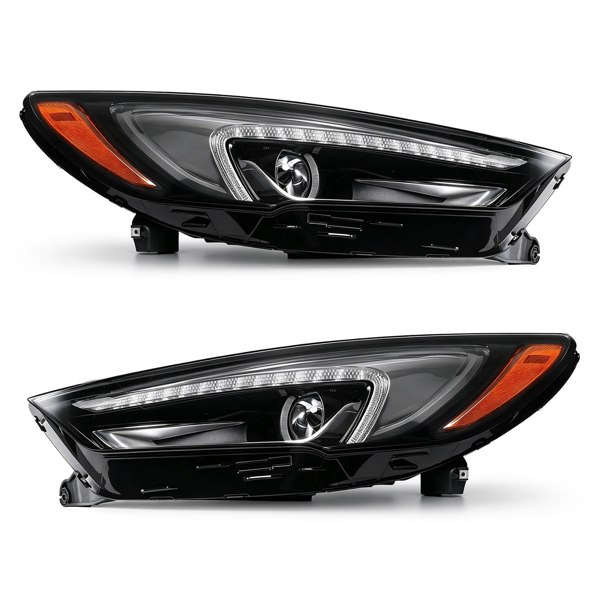 Full LED Headlights Pair w/ LED Module for Buick Enclave (2018-2021)