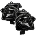 Full LED Projector Headlights Pair w/ LED Module, Black for Chevy Blazer (2023-2026)