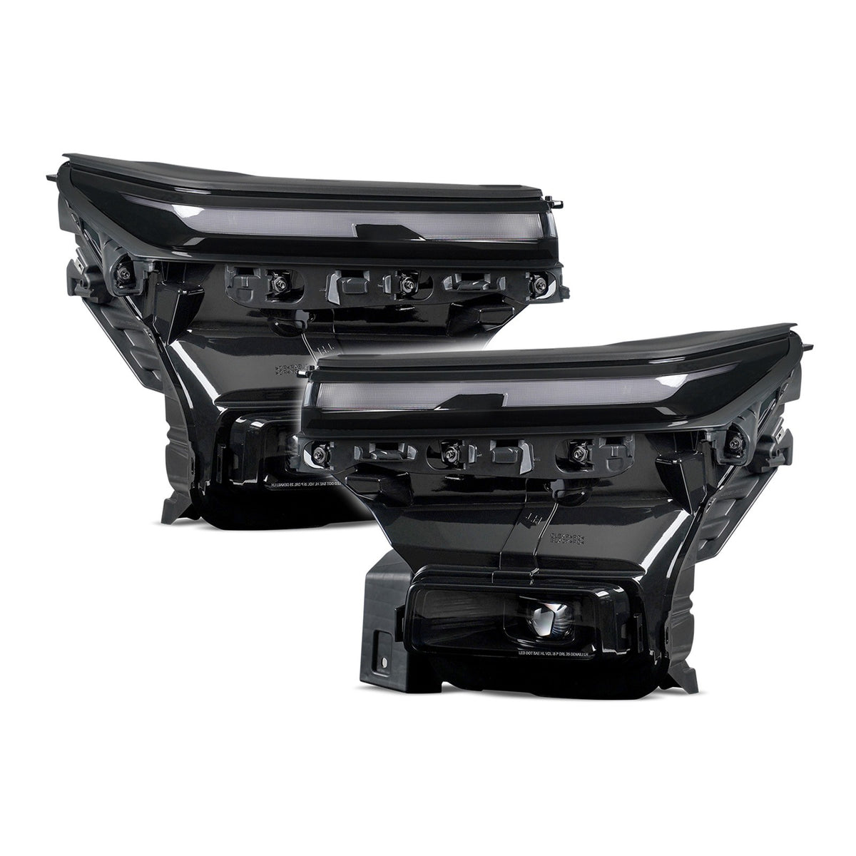 LED Headlights Pair w/ Animation & LED Module for Chevy Traverse RS High Country (2024-2026)