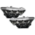 Chrome Full LED Headlights Pair w/ DRL & LED Module for Ford Mustang (2024-2026)