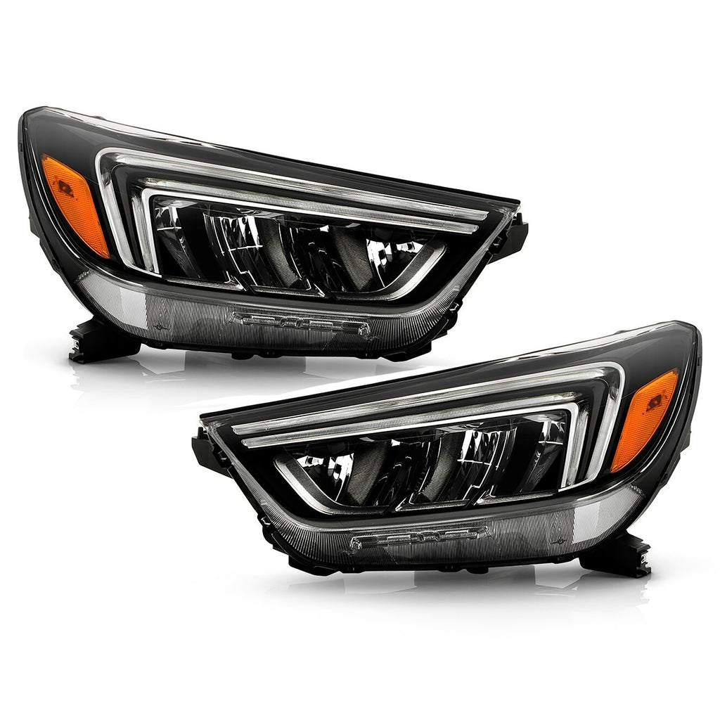 Full LED Headlights Pair w/ LED DRL & Module for Buick Encore (2017-2020)