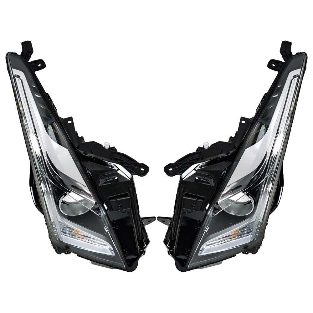 Left halogen projector headlight side angle for 2013-2018 Cadillac ATS