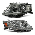 Chrome HID Projector Headlights Pair w/ AFS for Lexus RX350 (2010-2012)