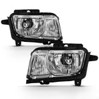 Chrome Halogen Headlights Pair for Chevrolet Camaro LS LT SS (2010-2013)