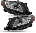 Black HID Projector Headlights Pair w/ AFS for Lincoln MKT (2010-2019)