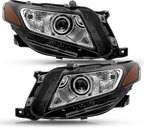Black HID Projector Headlights Pair w/ AFS for Lincoln MKT (2010-2019)