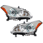 Chrome HID Headlights Pair w/ AFS for Infiniti M37 M56 (2011-2013) & Q70 (2014)