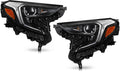 Chrome HID Headlights Pair w/ LED DRL, Bulbs & Ballasts for GMC Terrain (2018-2021)