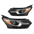 Halogen Projector Headlights Pair w/ LED DRL & Bulbs for Chevy Equinox (2018-2021)
