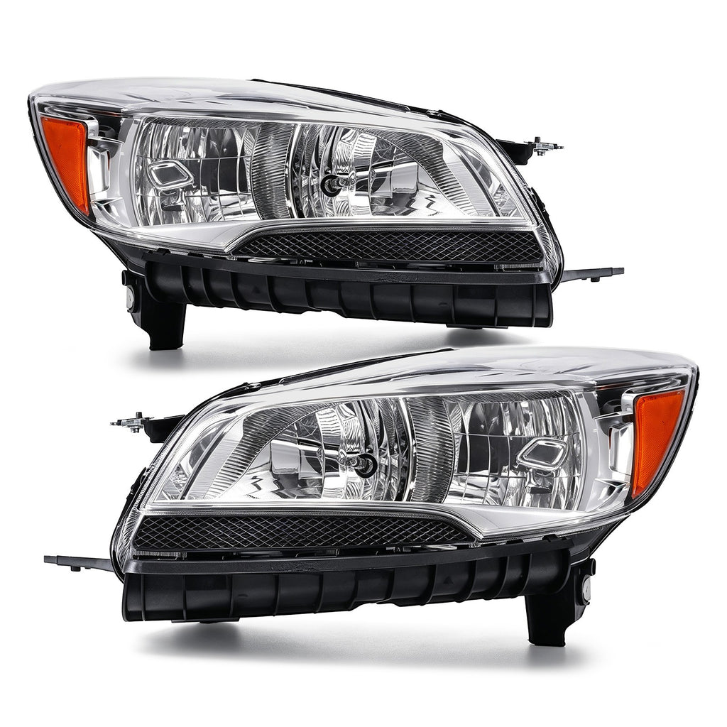 Chrome Halogen Headlights Pair for Ford Escape (2013-2016)