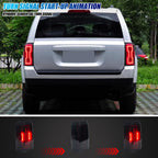 2007-2017 Jeep Patriot with smoked sequential LED tail lights installed