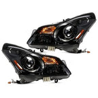 Black HID Projector Headlights Pair for Infiniti G35 Sedan (2007-2008)