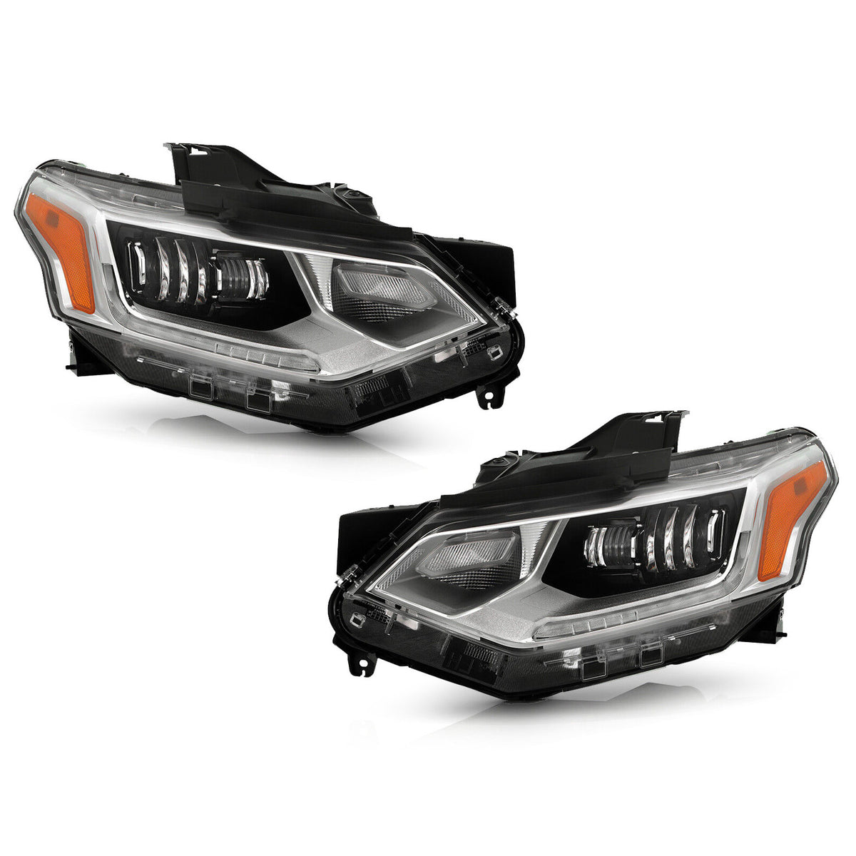 Full LED Headlights Pair w/ DRL & Module for Chevy Traverse (2018-2021)