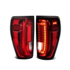 chrome LED tail light view 2 for GMC Sierra 1500 (2019-2026)