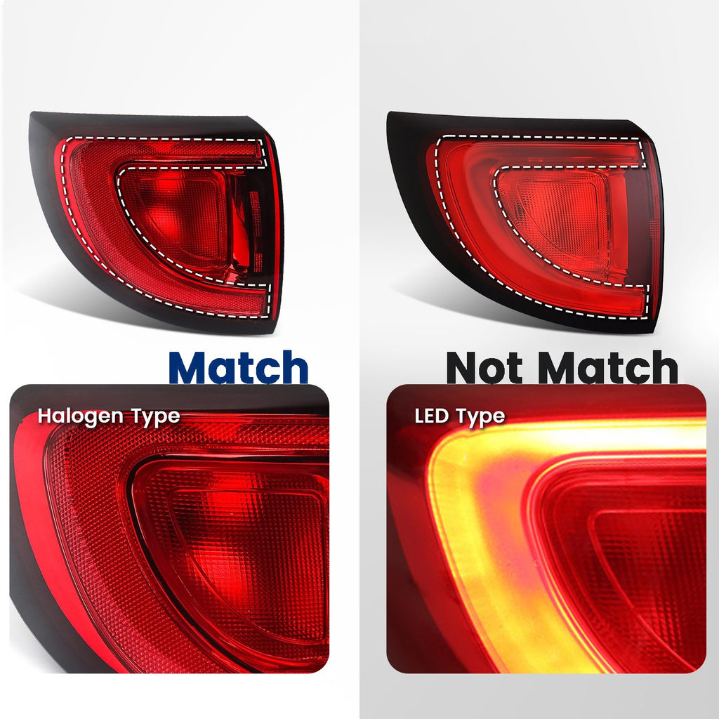 halogen outer tail light view 2 for Chrysler Pacifica (2017-2020)