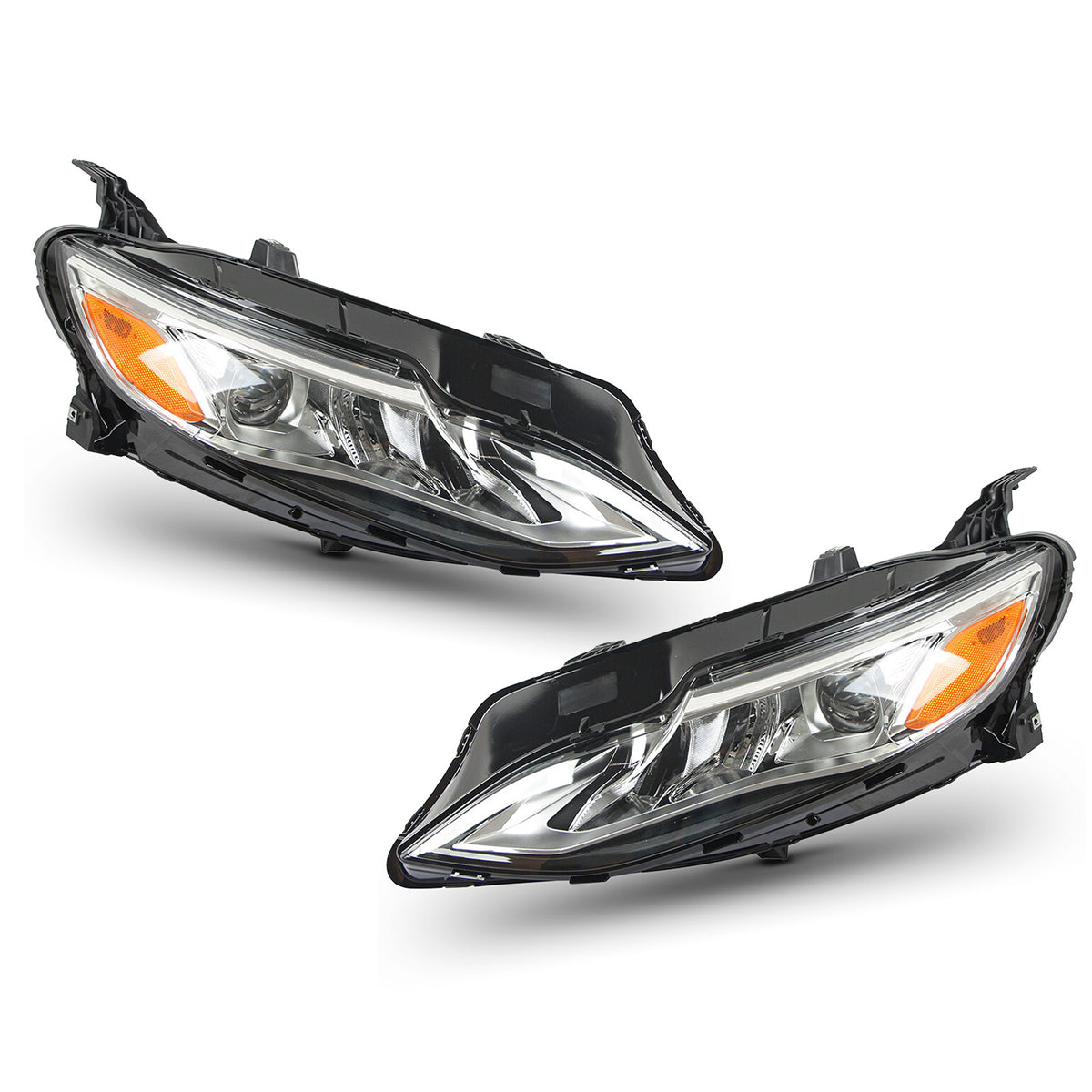 Full LED Headlights Pair w/ LED Module for Chevy Malibu (2019-2025)