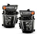 LED Headlights Pair w/ LED Module for Chevy Silverado 2500HD 3500HD (2020-2023)