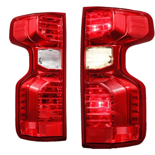 chrome halogen tail light view 2 for Chevy Silverado 1500 (2019-2026)