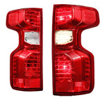 chrome halogen tail light view 2 for Chevy Silverado 1500 (2019-2026)