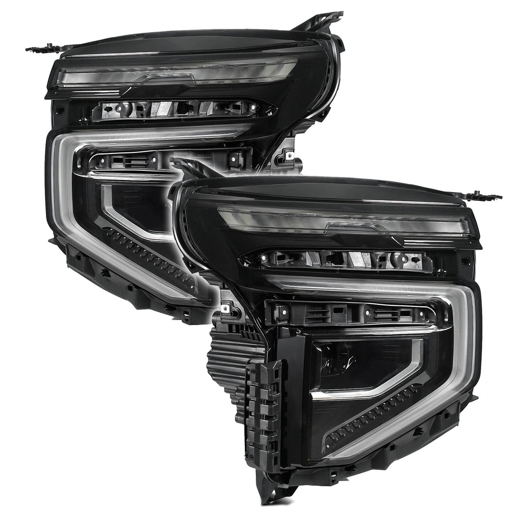 Full LED Headlights Pair w/o Animation for Chevy Tahoe / Suburban (2025-2026)