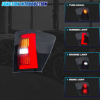 Running, brake, turn and reverse functions of the 2005-2007 Jeep Grand Cherokee LED tail light