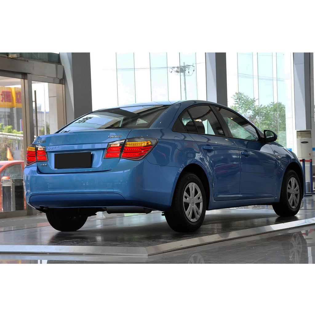 2011-2015 Chevy Cruze with smoked sequential LED tail lights installed