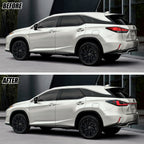 Before and after: factory vs LED tail lights on a 2016-2022 Lexus RX350 / RX450h
