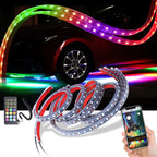 LED Under Body Fender Bumper Kit for Jeep Wrangler Flexible Wireless - GENSSI Lighting