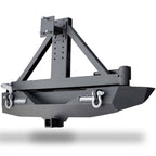 Rear Rock Crawler Bumper and Tire Carrier for Wrangler JK 2007-2018 Bumper