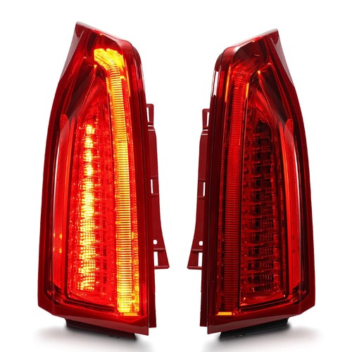 red full LED tail light view 2 for Cadillac ATS Sedan (2013-2018)